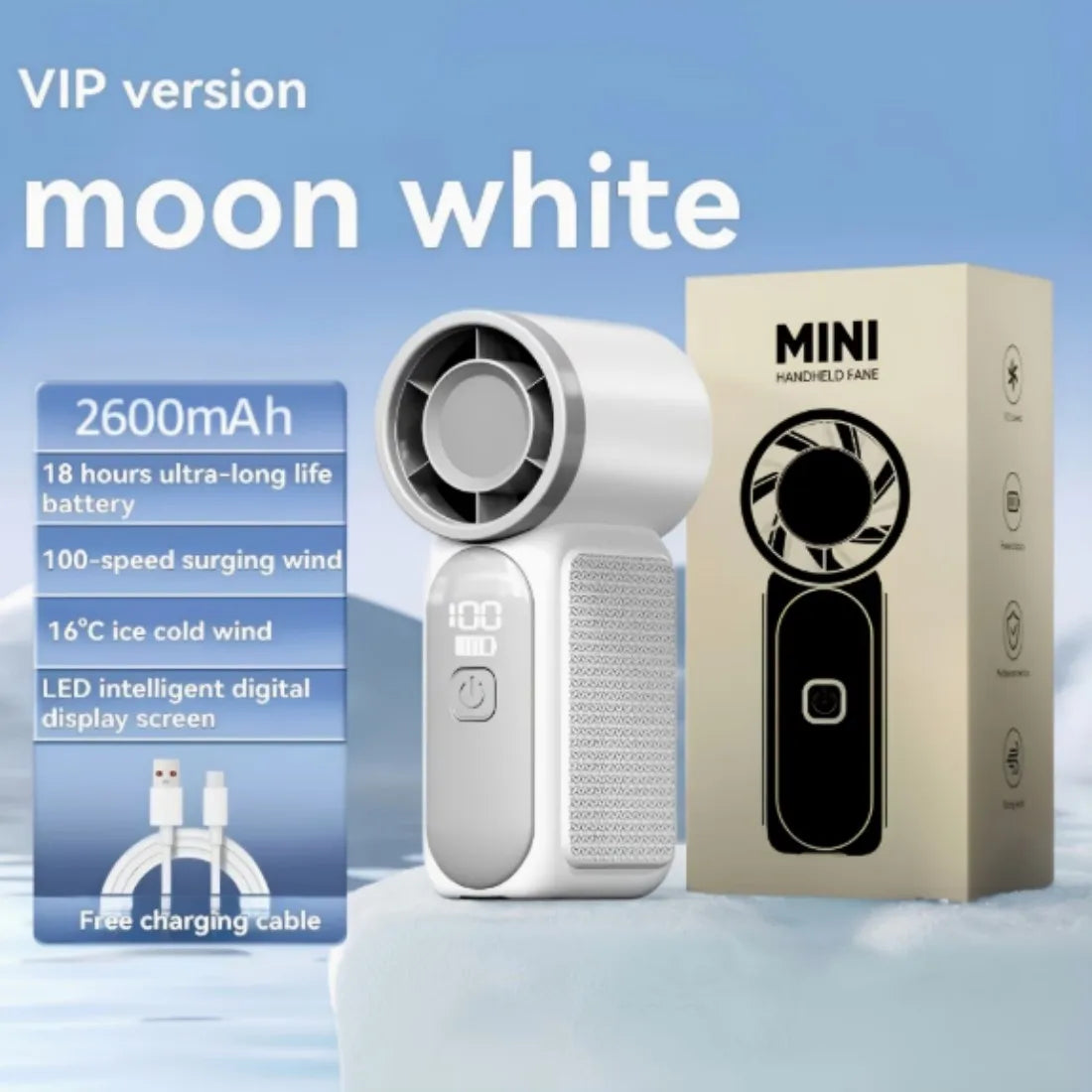 Turbo Breeze Handheld Fan